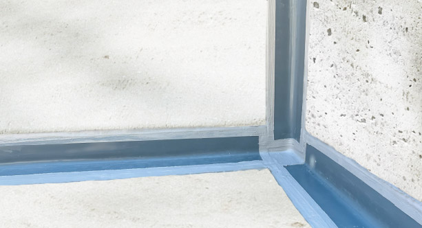 kewabo® gmbh köln wand-boden-anschluss, feuchter kellerboden